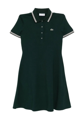 Lacoste polo-collar dress - Green