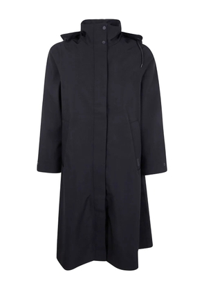 Rains Suva Vision Softshell A-line hooded raincoat - Black