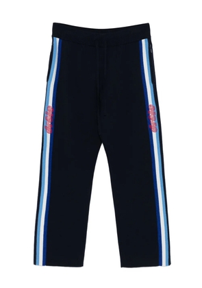 Drôle De Monsieur striped track pants - Black