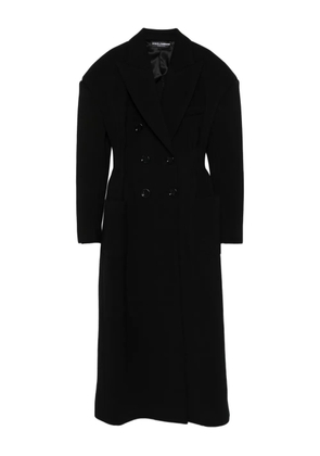 Dolce & Gabbana Pre-Owned double-breasted midi coat - Black