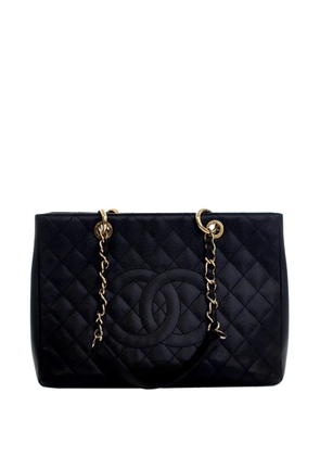 CHANEL Pre-Owned 2013-2014 Caviar Grand Shopping tote bag - Black
