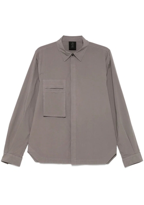 Thom Krom poplin overshirt - Grey