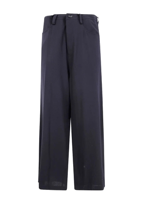 Y's button-fastening trousers - Black