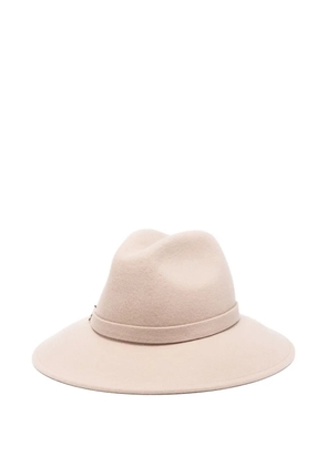 ALVIERO MARTINI 1° CLASSE band-detail felt hat - Neutrals