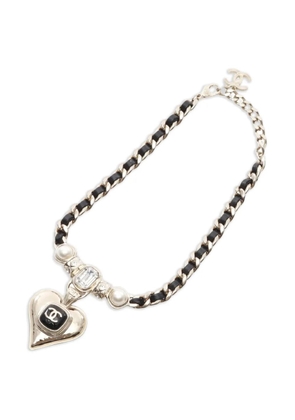 CHANEL Pre-Owned 1986-1988 CC pendant necklace - Gold