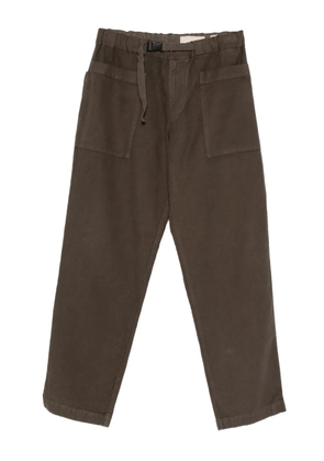 original vintage style patch-pocket trousers - Brown