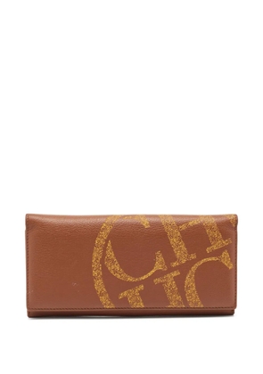 Carolina Herrera Vintage leather wallet - Brown