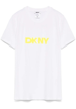 DKNY logo-appliqué T-shirt - White
