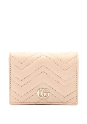 Gucci Pre-Owned 2020s GG Marmont bi-fold wallet - Neutrals