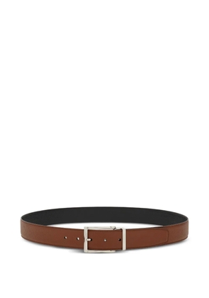 Ferragamo reversible rectangle-buckle belt - Black