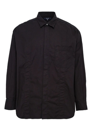 Comme des Garçons Homme garment-washed shirt - Black