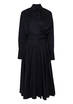 Viktor & Rolf wrap-design maxi short dress - Blue