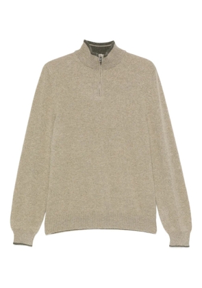 Fedeli half-zip sweatshirt - Green