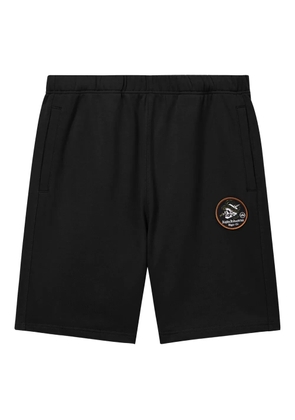 Alpha Industries patch-logo cotton shorts - Black