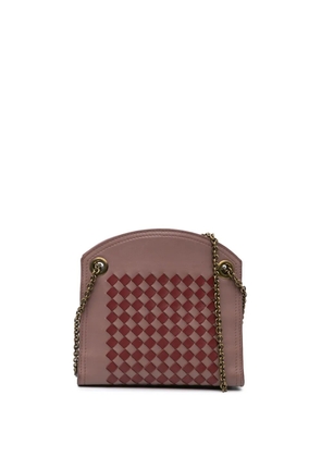 Bottega Veneta Pre-Owned 2012-2024 Nappa Intrecciato Chain Wallet shoulder bag - Pink