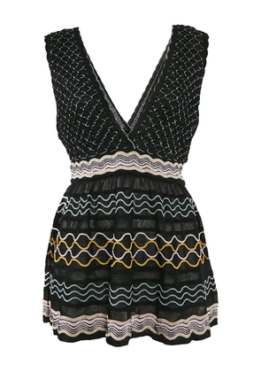 Missoni Pre-Owned textured wave-knit top - Black