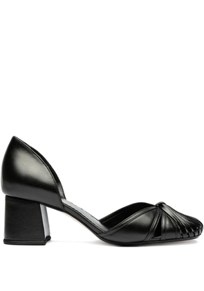 Sarah Chofakian 40mm cut-out knot pumps - Black