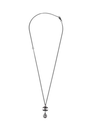 CHANEL Pre-Owned 2010 CC Chain pendant necklace - Grey