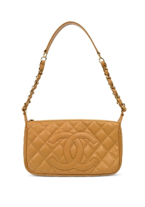 CHANEL Pre-Owned 2003 diamond-quilted handbag - Neutrals
