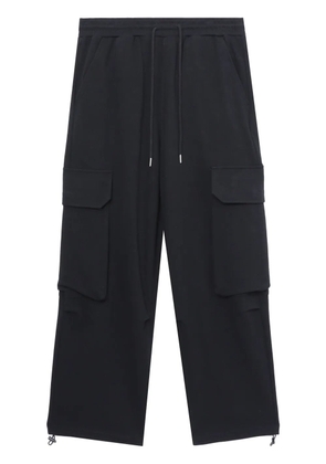 FIVE CM elasticated-waistband cargo trousers - Black