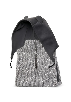 Maison Michel Justin hood hat - Grey