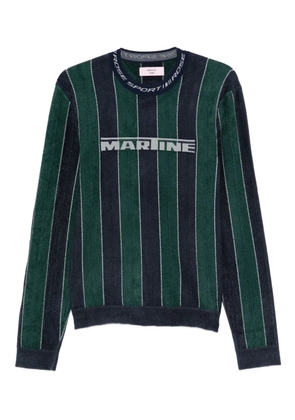 Martine Rose Sporty logo sweatshirt - Green