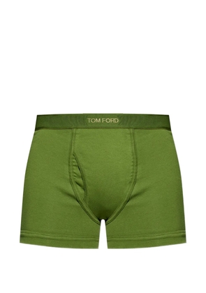 TOM FORD logo-waistband briefs - Green