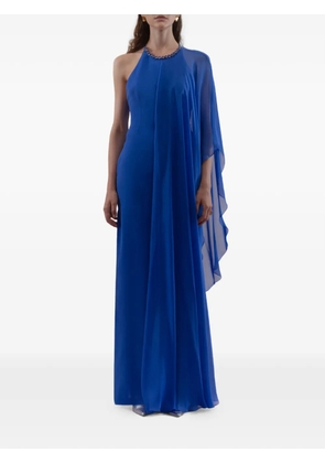 Gemy Maalouf slim cut maxi dress - Blue