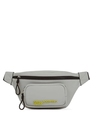 Karl Lagerfeld Jeans KLJ logo-plaque belt bag - Grey