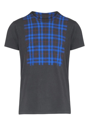 Maison Margiela check T-Shirt - Grey