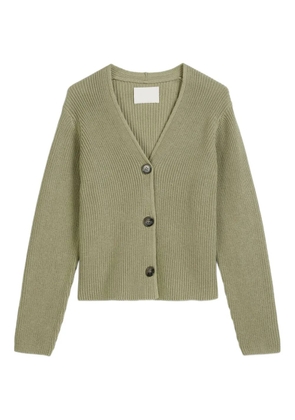 Marc O'Polo button-front ribbed cardigan - Green