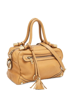 Dolce & Gabbana Pre-Owned top-handle leather satchel bag - Neutrals