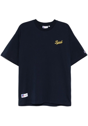 CHOCOOLATE logo-embroidered T-shirt - Blue