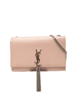 Saint Laurent Pre-Owned 2017 Medium Smooth Calfskin Classic Monogram Kate Tassel crossbody bag - Pink