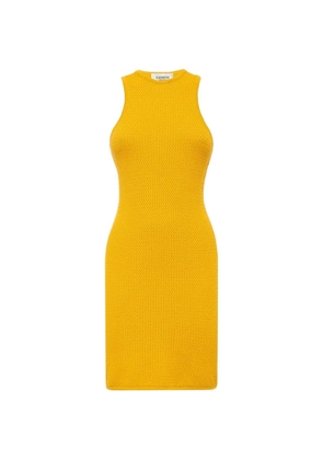 Laneus sleeveless knitted dress - Yellow