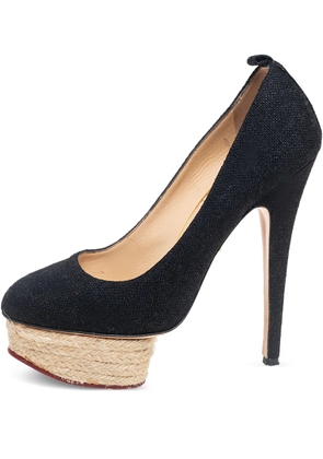 Charlotte Olympia pre-owned 140mm Dolores platform pumps - Black