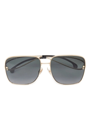 Etro Pre-Owned square-frame sunglasses - Gold