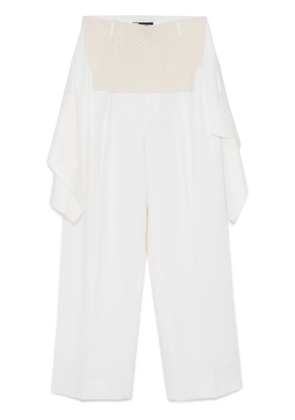 Undercover panelled straight trousers - Neutrals