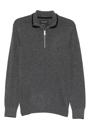 Marc O'Polo zip neck sweater - Grey