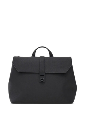 Ferragamo Hug buckle hybrid briefcase-backpack-messenger - Black