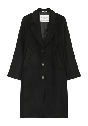 Marc O'Polo single-breasted wool coat - Black