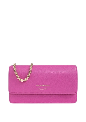 Emporio Armani mini leather cross body bag - Pink