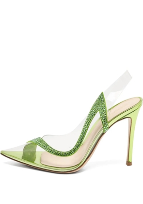 Gianvito Rossi 110mm rhinestone-embellished pumps - Green