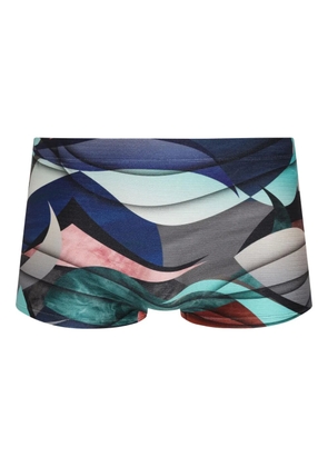 Lygia & Nanny TIJUCA abstract-print swim shorts - Blue
