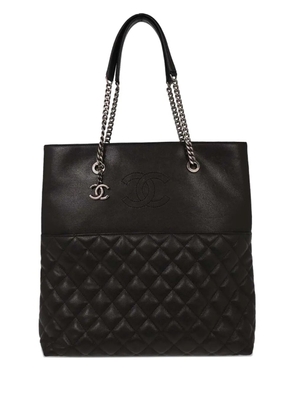 CHANEL Pre-Owned 2017 Delight quilted chain tote bag - Black