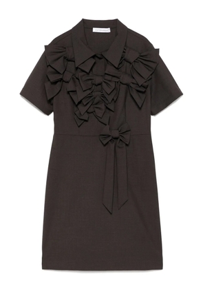 Viktor & Rolf bow bouquet mini dress - Brown