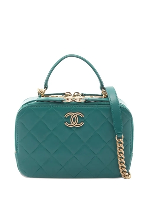 CHANEL Pre-Owned 2019 Afternoon Tea matelassé shoulder bag - Green