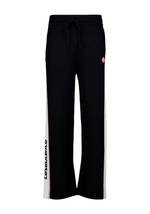 Casablanca striped trousers - Black