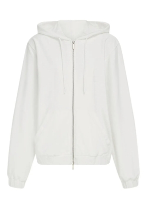 Ferragamo zip-up hoodie - White