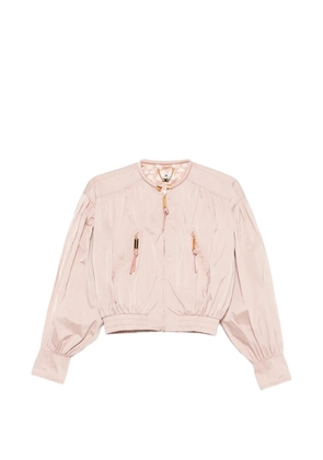 Elisabetta Franchi zip detail jacket - Pink
